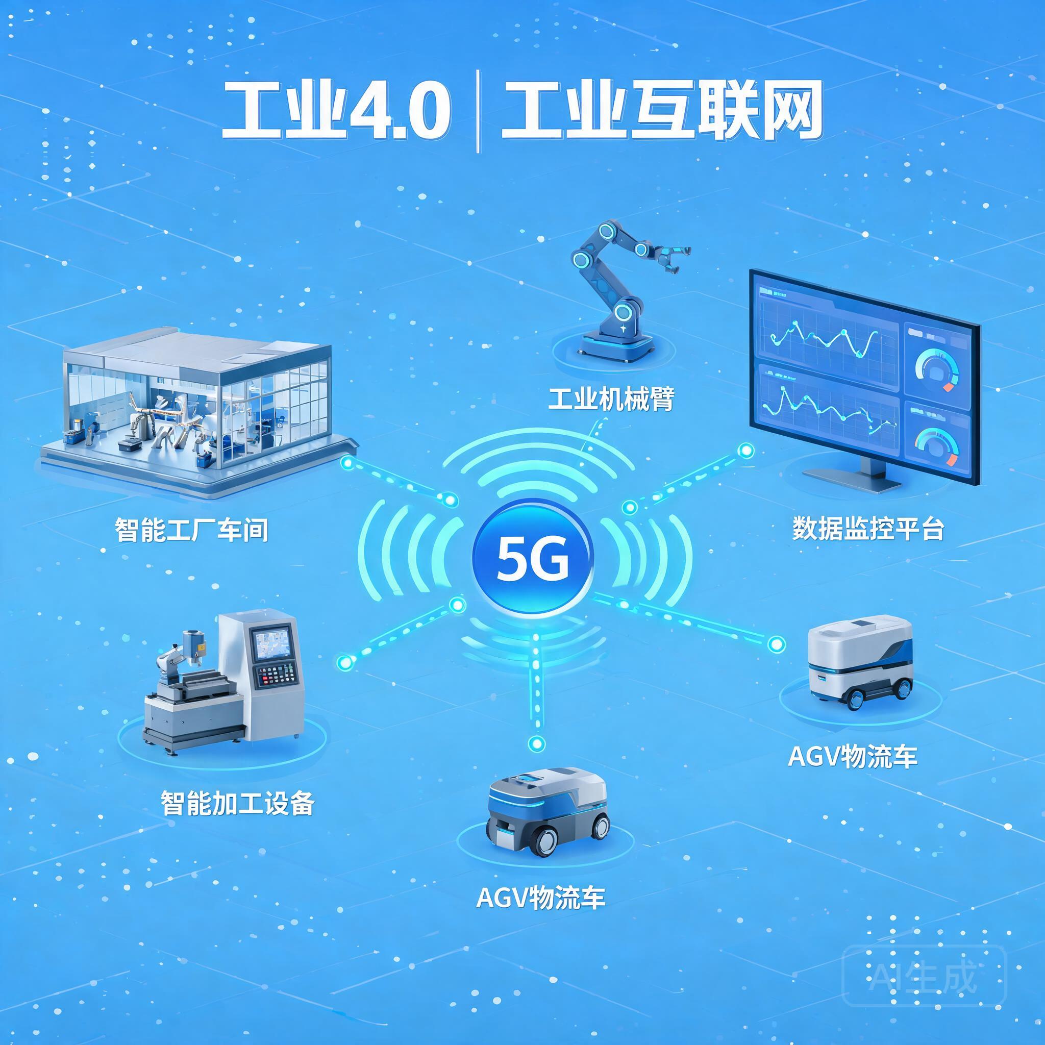 工信部等八部门印发工业互联网高质量发展实施意见，2030年核心产业增加值突破2.5万亿